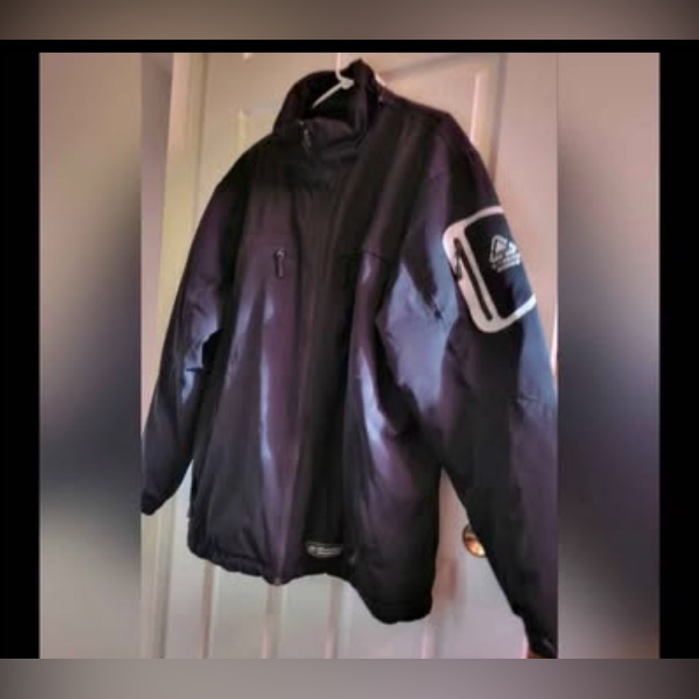 Men's Wetskins Black WinterJacket, size XL